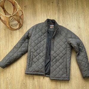 Hawke & Co Men's Gray Quilted Jacket